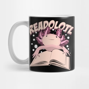 Readolotl Books Axolotl Reading Lover Gift Mug